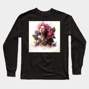 Beautiful flower girl Long Sleeve T-Shirt